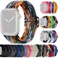 Miniatyrbillede 1 af 2: SKALO Flettet Rem Apple Watch Series 4-6 40mm - Vælg farve Multicolor