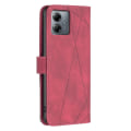 Miniatyrbillede 5 af 7: Motorola Moto G14 BINFEN COLOR Præget Flip Cover - Rød Red