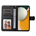 Miniatyrbillede 3 af 9: SKALO Samsung A15 5G PU-læder Pungetui - Vælg farve Black