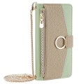 Miniatyrbillede 9 af 9: SKALO Samsung A25 5G Litchi Makeup Mirror Flip Cover - Grøn Green
