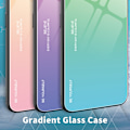 Pikkukuva 6 / 8: SKALO iPhone 15 Plus Gradientti karkaistu lasi TPU-suojakuori - Sininen-Musta Multicolor