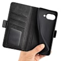 Miniatyrbillede 4 af 6: SKALO Google Pixel 9a Premium ID Flip Cover - Sort Black