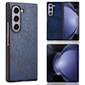 Miniatyrbild 1 av 6: SKALO Samsung Z Fold6 PU-Läder Skal - Blå Blå