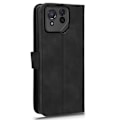 Miniatyrbillede 5 af 6: SKALO Asus ROG Phone 8 5G Matt PU-læderpungetui - Sort Black