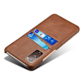 Miniatyrbillede 4 af 4: SKALO Samsung S20 FE PU-Läder Korthållare Skal - Brun Brown