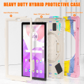 Miniatyrbillede 2 af 11: SKALO Lenovo Tab M9 Extra Shockproof Armor Shockproof Cover - Rainbow Multicolor