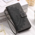 Pikkukuva 6 / 9: SKALO Xiaomi Redmi Note 12 4G Big Wallet Mandala Lompakkokotelo - Harmaa Grey