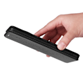 Pikkukuva 6 / 8: SKALO OnePlus 12 5G Carbon Fiber Lompakkokotelo - Musta Black