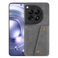Miniatyrbild 1 av 10: SKALO OnePlus 12 5G PU Läder Skal med Plånbok - Grå grå