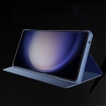 Miniatyrbillede 3 af 8: SKALO Samsung S23 FE Clear View Flip Cover - Blå Blue