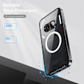 Miniatyrbillede 6 af 9: SKALO Nothing Phone (2a) Plus Magic Shield Metal Magnetic Ring - Sort Black