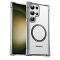 Miniatyrbild 1 av 8: SKALO Samsung S24 Ultra Extra strong Magnetring Bumper TPU-skal - Svart Svart
