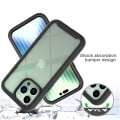 Miniatyrbild 5 av 6: SKALO iPhone 14 Pro Max Shockproof Clear Hybrid Skal - Svart Svart