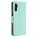 Miniatyrbillede 5 af 9: SKALO Samsung A04s 4G Premium Litchi Flip Cover - Turkis Turquoise