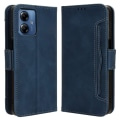 Pikkukuva 1 / 7: SKALO Motorola Moto G14 6-lokeroa Lompakkokotelo - Sininen Blue
