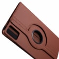 Miniatyrbillede 9 af 9: SKALO Lenovo Tab M11 360 Litchi Flip Cover - Brun Brown
