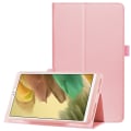 Pikkukuva 1 / 8: SKALO Samsung Tab A7 Lite Duofold Litchi Suojakotelo - Pinkki Pink