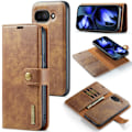 Pikkukuva 1 / 11: DG MING Google Pixel 9a 2-in-1 Magneetti Lompakkokotelo - Ruskea Brown
