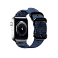 Pikkukuva 5 / 8: SKALO Nato-ranneke Nylon Apple Watch Series 4-6 40mm - Valitse väri Blue