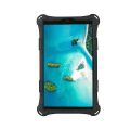 Miniatyrbild 3 av 6: SKALO Samsung Tab A7 Lite Stöttåligt Armor Silikon Skal med Axelrem - Svart Svart