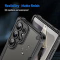 Miniatyrbild 7 av 10: SKALO Samsung S25 Ultra Armor Hybrid Frosted Skal - Svart Svart