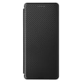 Miniatyrbild 8 av 9: SKALO Sony Xperia 10 VI Carbon Fiber Plånboksfodral - Svart Svart