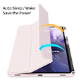 Miniatyrbillede 9 af 11: DUX DUCIS Samsung Tab S7+/S7 FE/S8+ TOBY Series Trifold Flip Cover - Pink Pink