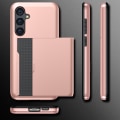 Miniatyrbillede 9 af 9: SKALO Samsung S23 FE Armor Cover kortholder - Guld Gold