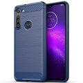 Pikkukuva 2 / 5: Stöttåligt Armor Carbon TPU-skal Moto G8 Power Blue