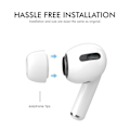 Miniatyrbillede 4 af 6: AHASTYLE AirPods Pro 1/2 Silikone Ørepropper Hvid - Medium White