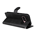 Miniatyrbillede 5 af 8: SKALO Google Pixel 9a PU-læder Flip Cover - Vælg farve Black