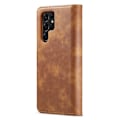 Miniatyrbillede 9 af 9: DG MING Samsung S25 Ultra 2-i-1 Magnet Flip Cover - Brun Brown