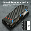 Miniatyrbillede 4 af 11: SKALO Google Pixel 8 LC.IMEEKE Carbon Fiber Pungetui i PU-læder - Sort Black