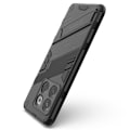 Miniatyrbillede 4 af 7: SKALO OnePlus 10T 5G Hybrid BIBERCAS Cover - Sort Black