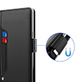 Miniatyrbillede 6 af 8: SKALO Google Pixel 8 Kortholder Mirror Flip Cover - Sort Black