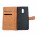 Miniatyrbild 3 av 4: Plånboksfodral Äkta Skinn Oneplus 7 - fler färger Vit