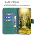 Pikkukuva 2 / 9: SKALO iPhone 16 Plus BINFEN COLOR Tikattu Lompakko - Vihreä Green