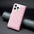 Miniatyrbillede 6 af 7: SKALO iPhone 16 Pro BINFEN COLOR Quiltet Pung - Pink Pink
