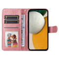 Miniatyrbild 3 av 9: SKALO Samsung A15 5G PU-Läder Plånboksfodral - Fler färger Rosa