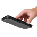 Miniatyrbillede 6 af 9: SKALO Motorola Moto G62 5G Carbon Fiber Pungetui - Sort Black