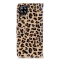 Miniatyrbillede 7 af 8: SKALO Samsung A22 4G Leopard mönstrad Plånboksfodral i PU Läder Multicolor