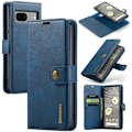 Pikkukuva 1 / 11: DG MING Google Pixel 7a 2-in-1 magneetti lompakkokotelo - Sininen Blue