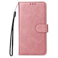 Miniatyrbild 7 av 8: SKALO Samsung A56 5G PU-läder Plånboksfodral - Fler färger Rosa