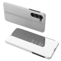 Pikkukuva 1 / 8: SKALO Samsung S24+ Clear View Lompakkokotelo - Hopea Silver