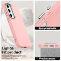 Pikkukuva 4 / 7: SKALO Samsung S25 Color TPU Metalli Suojakuori - Pinkki Pink