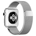 Miniatyrbillede 3 af 4: SKALO Milanese Loop Apple Watch SE 40mm - Vælg farve Silver