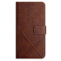 Miniatyrbild 7 av 8: SKALO Xiaomi Redmi 10C Embossed Plånboksfodral i PU-Läder - Brun Brun