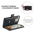 Pikkukuva 7 / 9: SKALO Motorola Moto G75 5G Style 005 Big Wallet Quiltat Lompakkokotelo - Musta Black