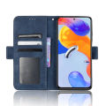 Pikkukuva 4 / 7: SKALO Xiaomi Redmi Note 11 Pro 6-lokeroa Lompakkokotelo - Sininen Blue