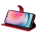Miniatyrbillede 4 af 9: SKALO Samsung A25 5G PU-læder Pungetui - Vælg farve Red